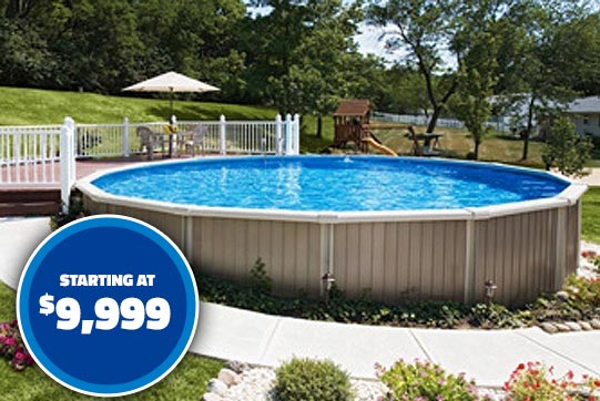 semi in ground pools near me