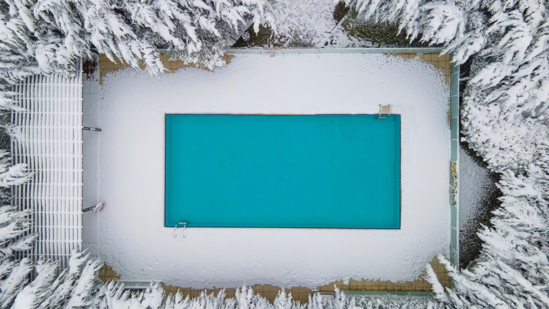 winter pool installation