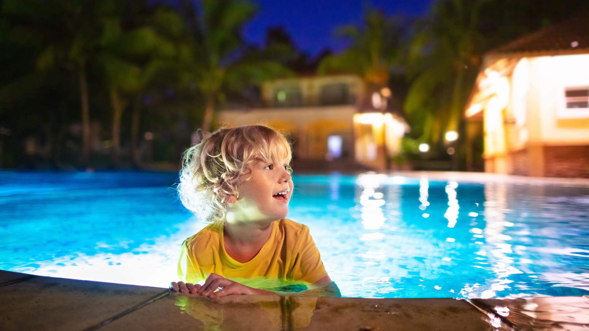 late night swimming