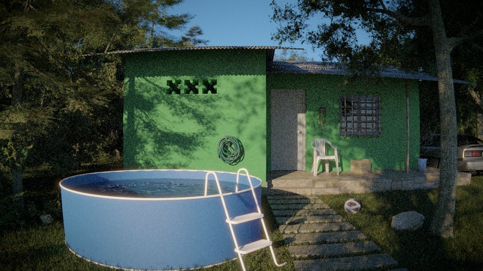 above ground pool light installation